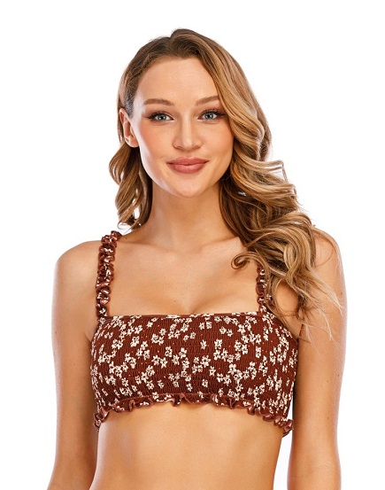 Smocking Bikini Top Top de bikini smocking