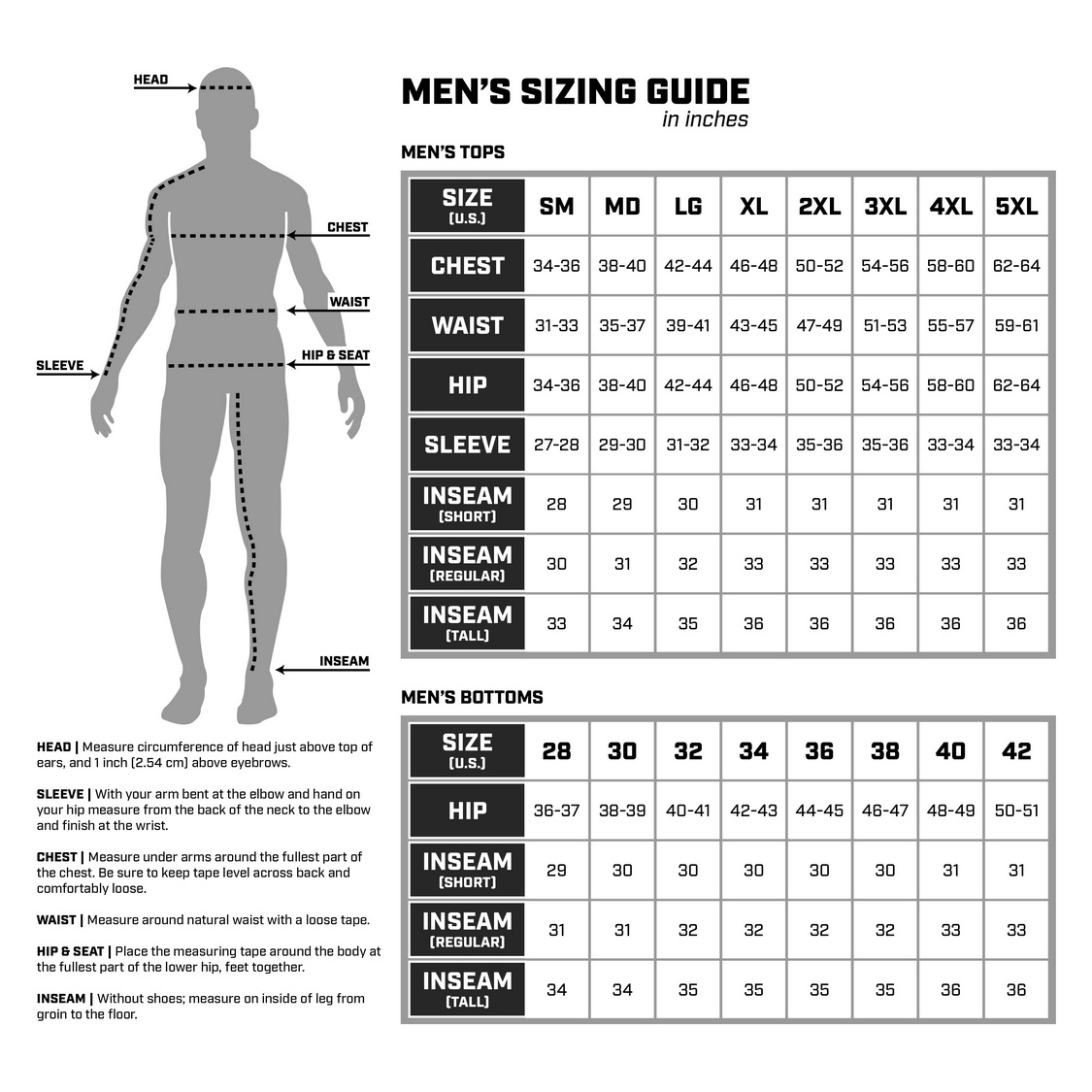 Trina Turk Swimwear Men's Sizing Guide Trina Turk Bademoden-Größenratgeber für Herren