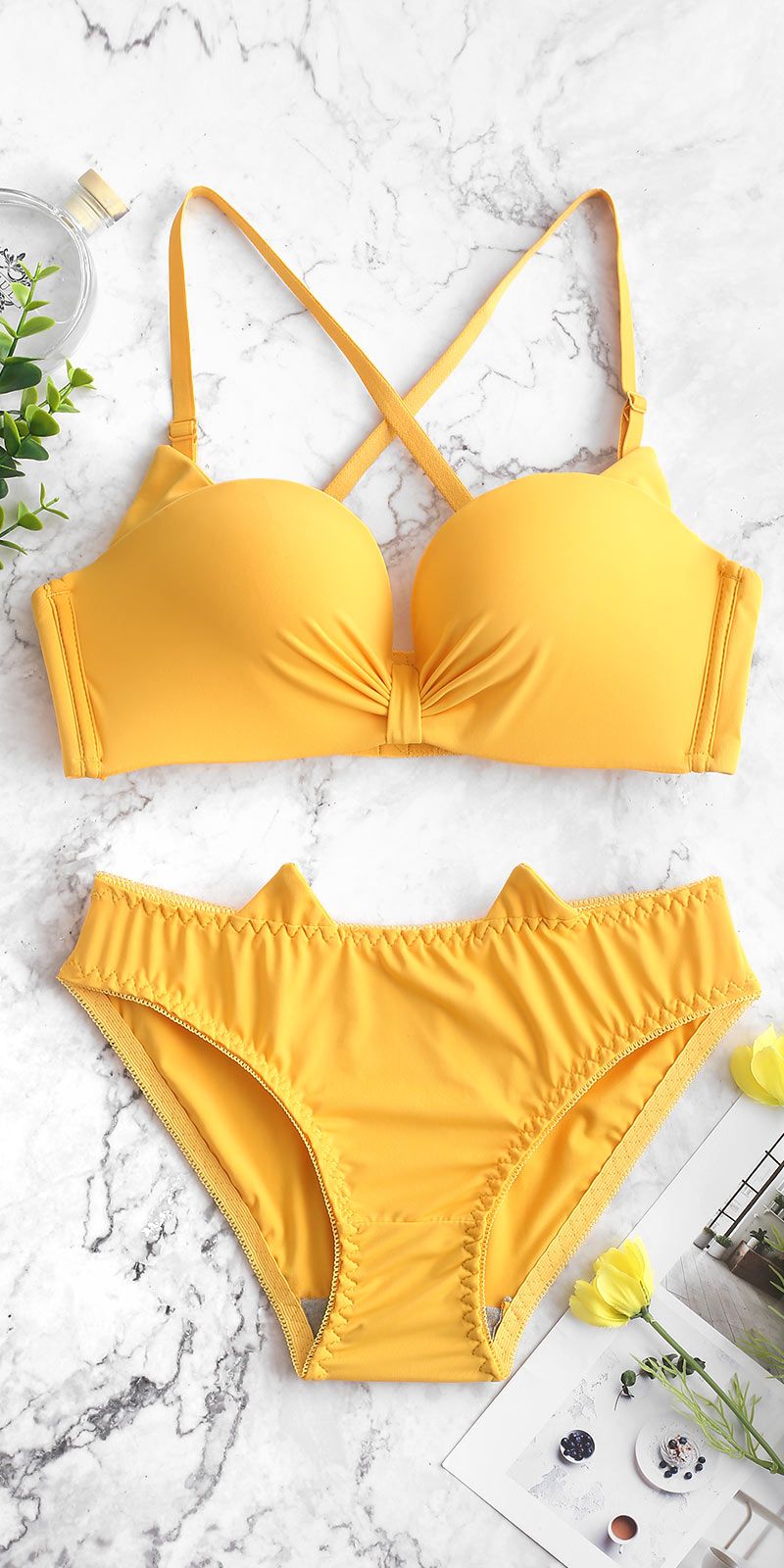 cute yellow swimsuits (2) bonics vestits de bany grocs (2)