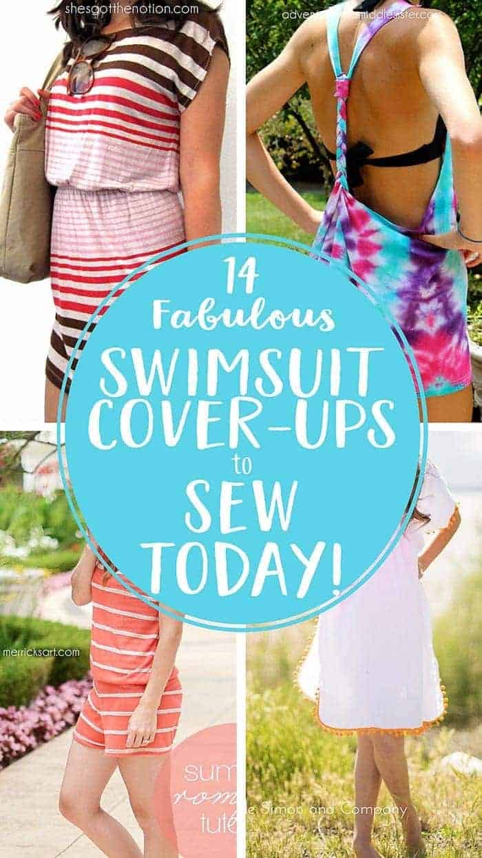swimsuit cover-ups to sew today návleky na plavky k šití ještě dnes