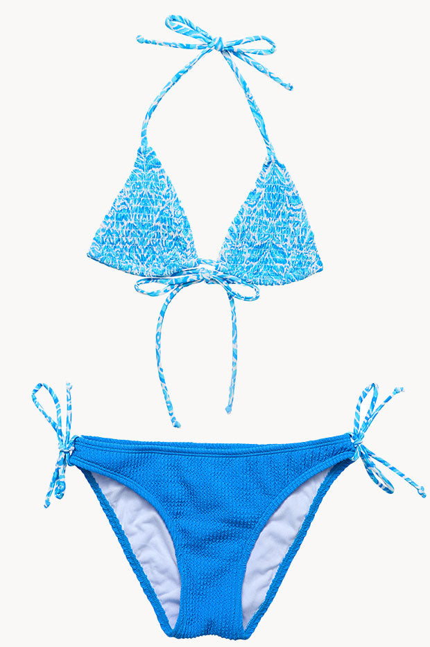 Snapper Rock Girls Santorini Blue Tri Set Snapper Rock Girls Santorini Blue Tri-sæt