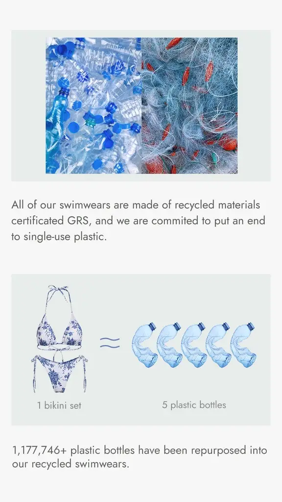Ētiski peldkostīmi materiāli