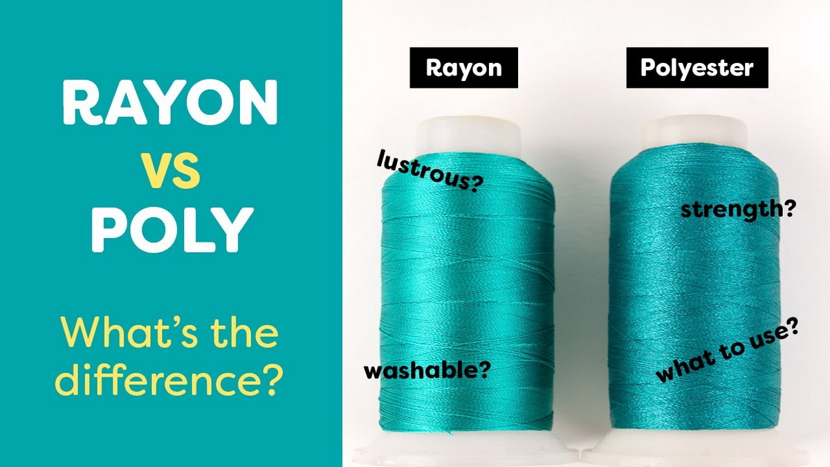Rayon vs Poly ما هو الفرق