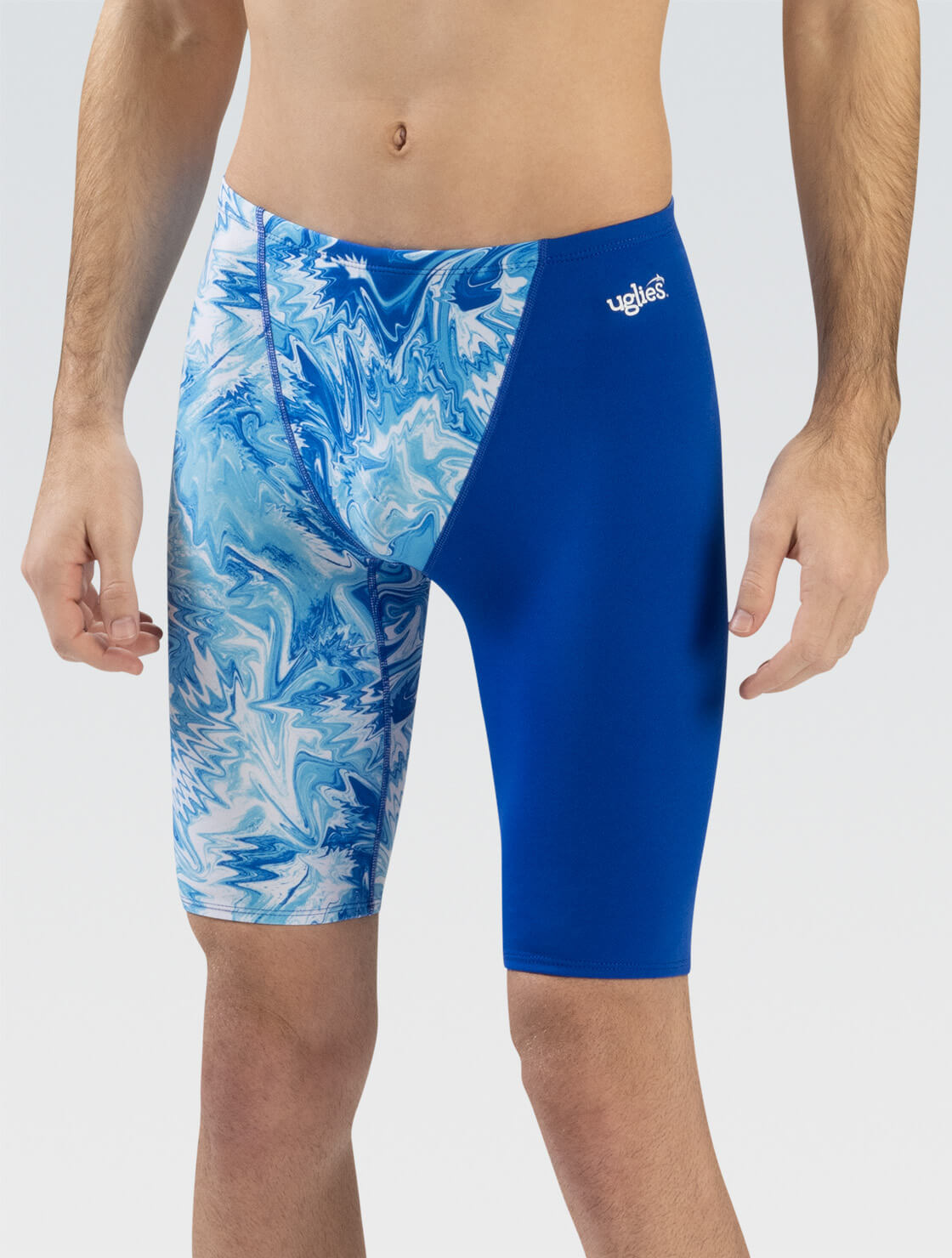 Blue Mens Uglies Jammer Swimsit Costrom Crush Front