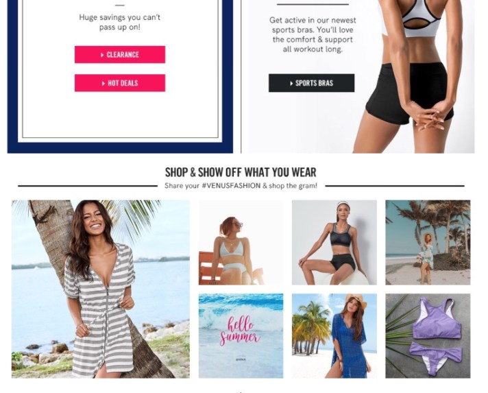 Venus Swimwear Products Venus Swemklere Produkte
