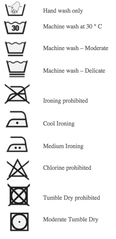 Care-label for swimwear 3 برچسب مراقبت از لباس شنا 3