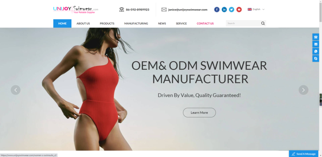 UNIJOY SWIMWEAR Co., Ltd. UNIJOY SWIMWEAR Co., Ltd.