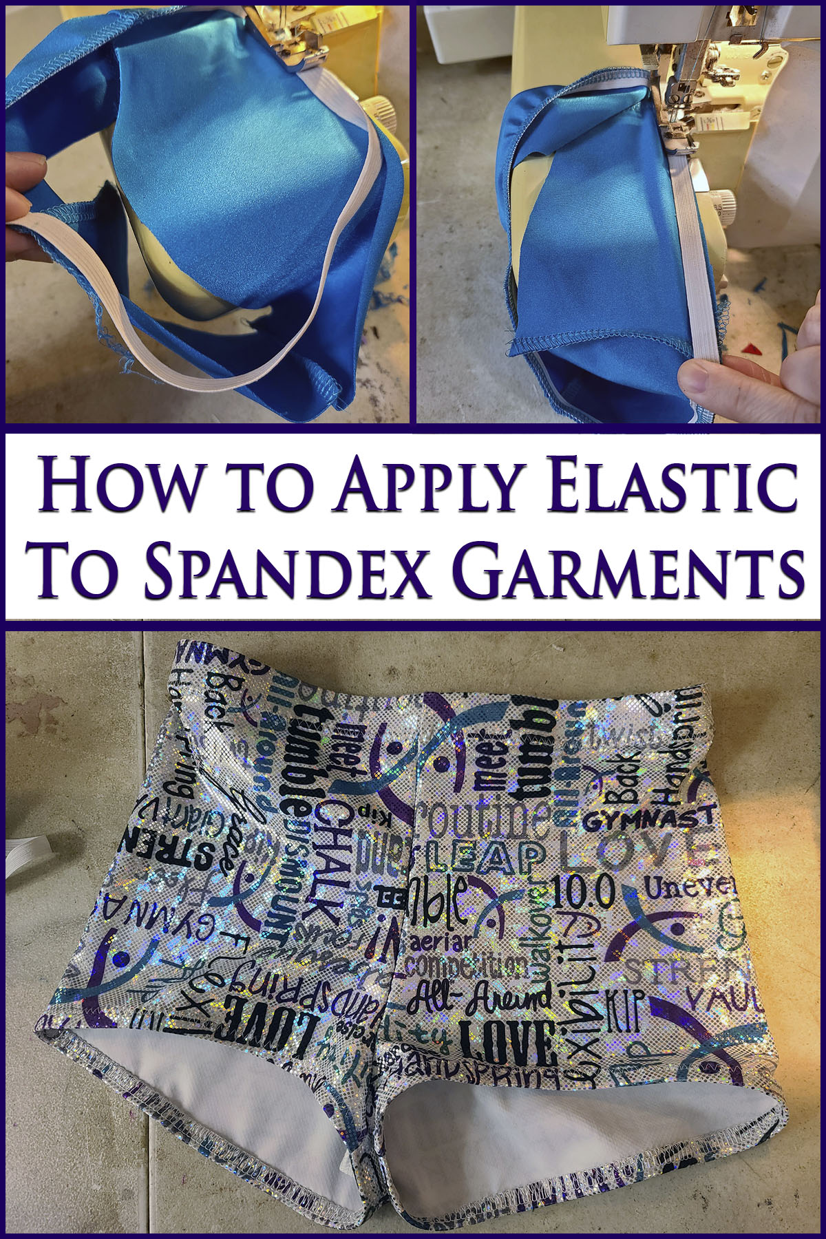 hvernig &aacute; a&eth; sauma teygju