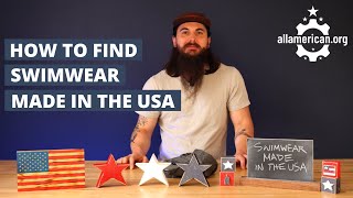 kung paano makahanap ng damit panlangoy na gawa sa USA
