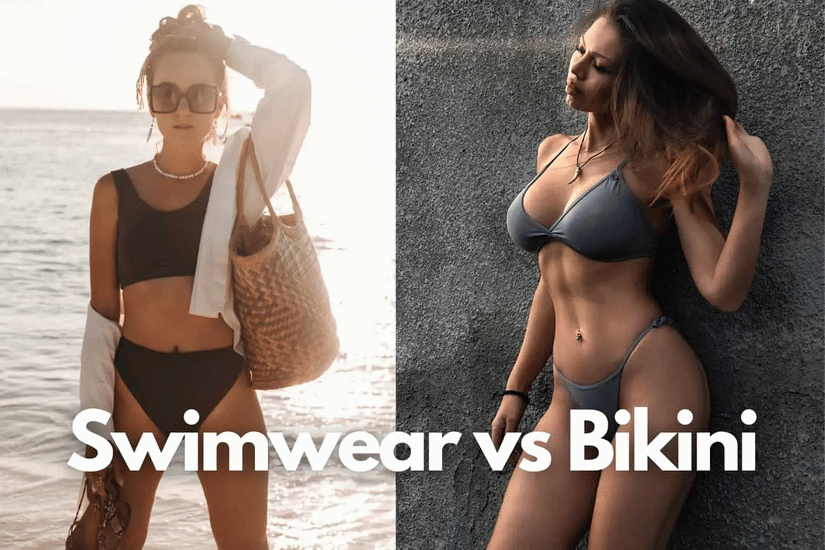 Badebekleidung gegen Bikini